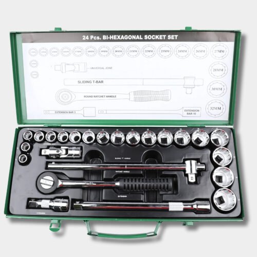 1/4” & 1/2” Drive Socket & Bit Set