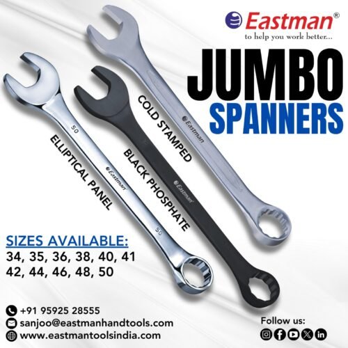 Combination Jumbo Spanner (Elliptical Panel) E-2004 - Image 2