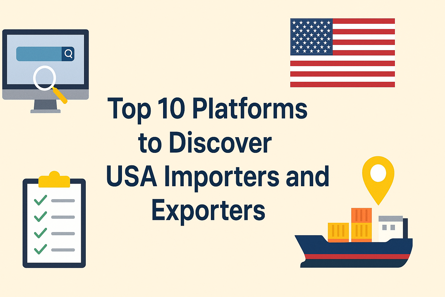 Top 10 Platforms to Discover USA Importers and Exporters