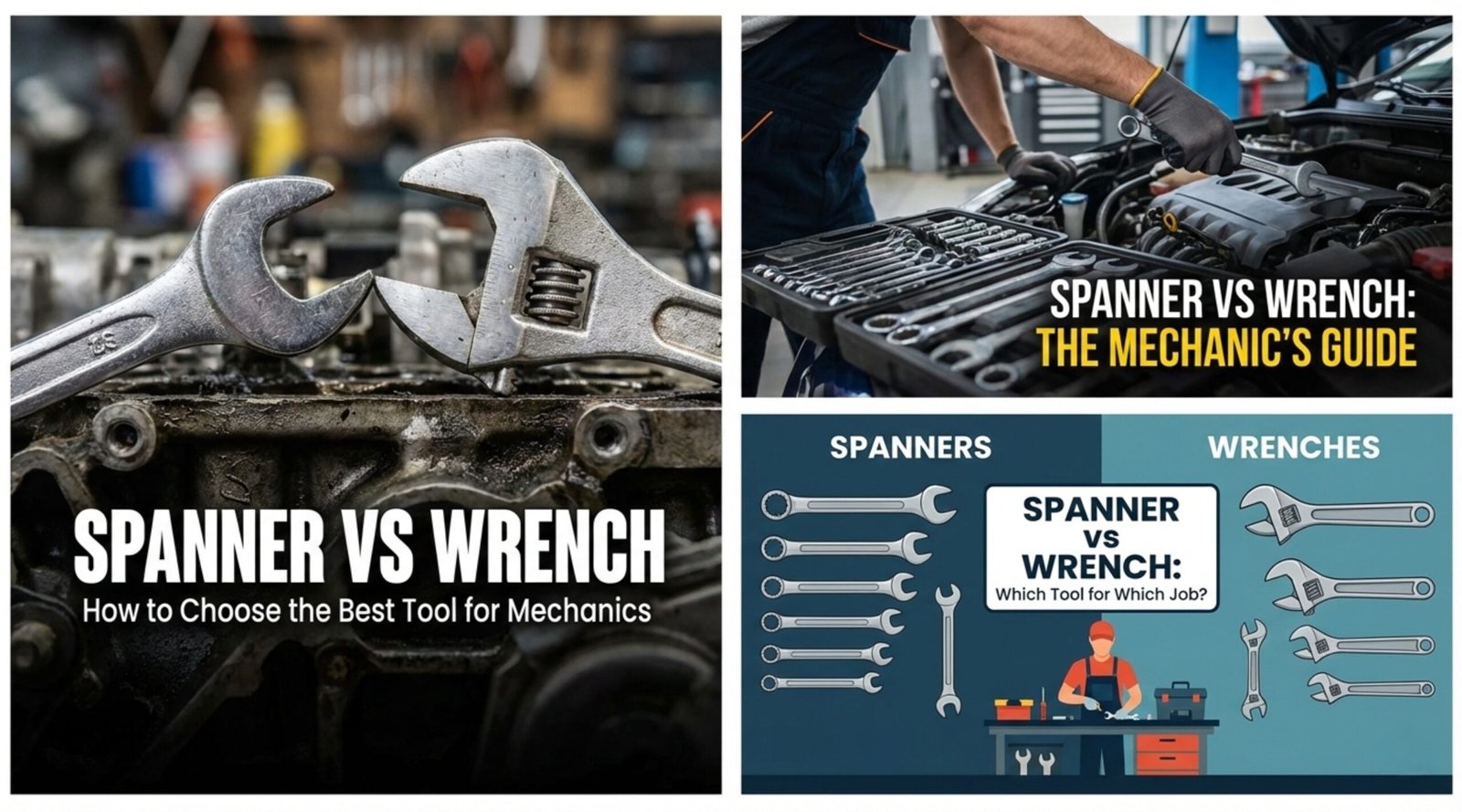 Spanner vs Wrenches