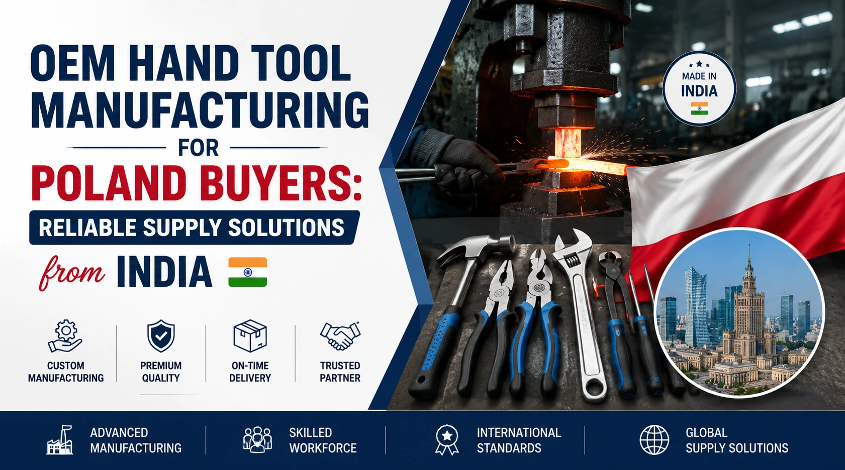 OEM Hand Tool Manufacturing for Poland Buyers