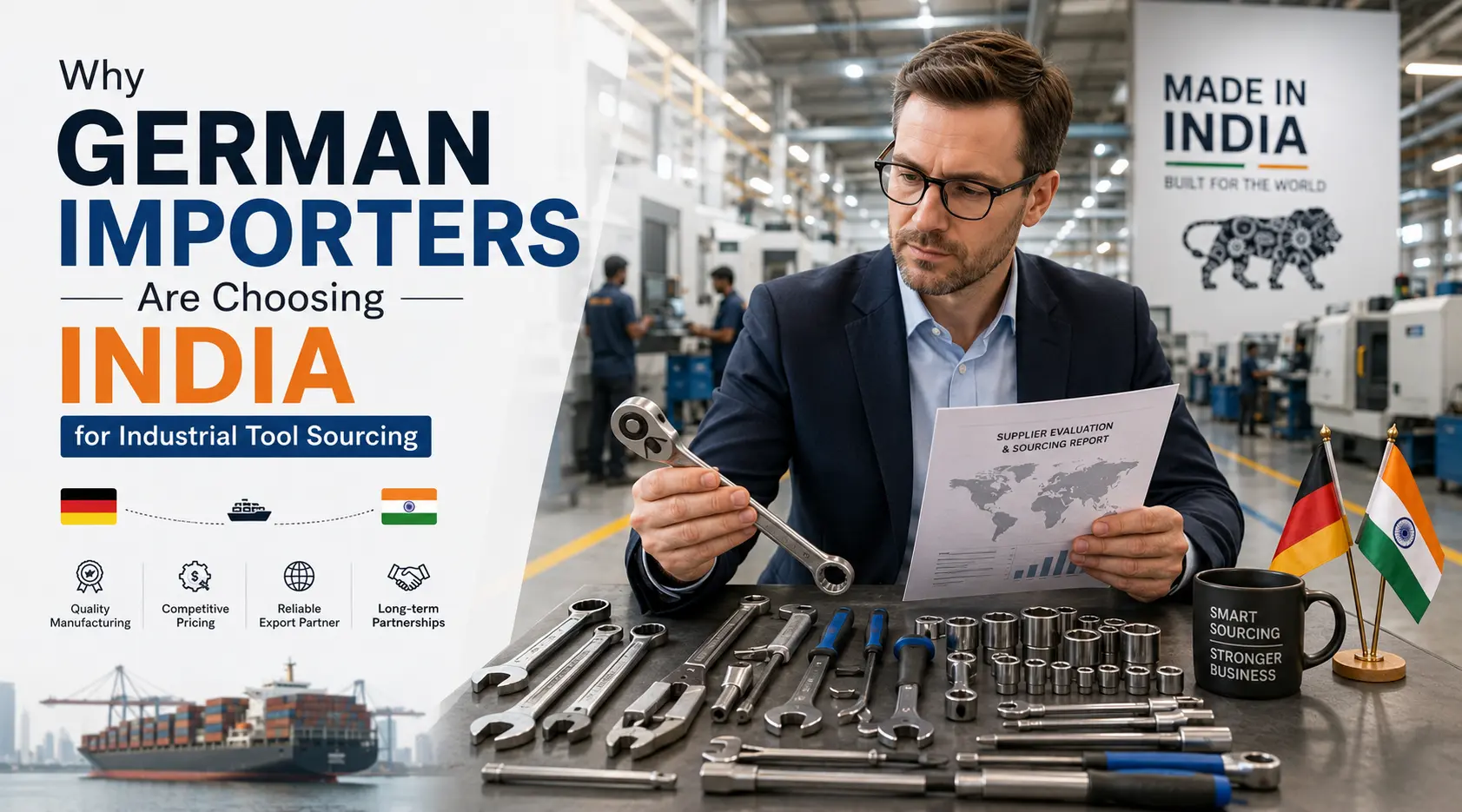Why German Importers Are Choosing India for Industrial Tool Sourcing