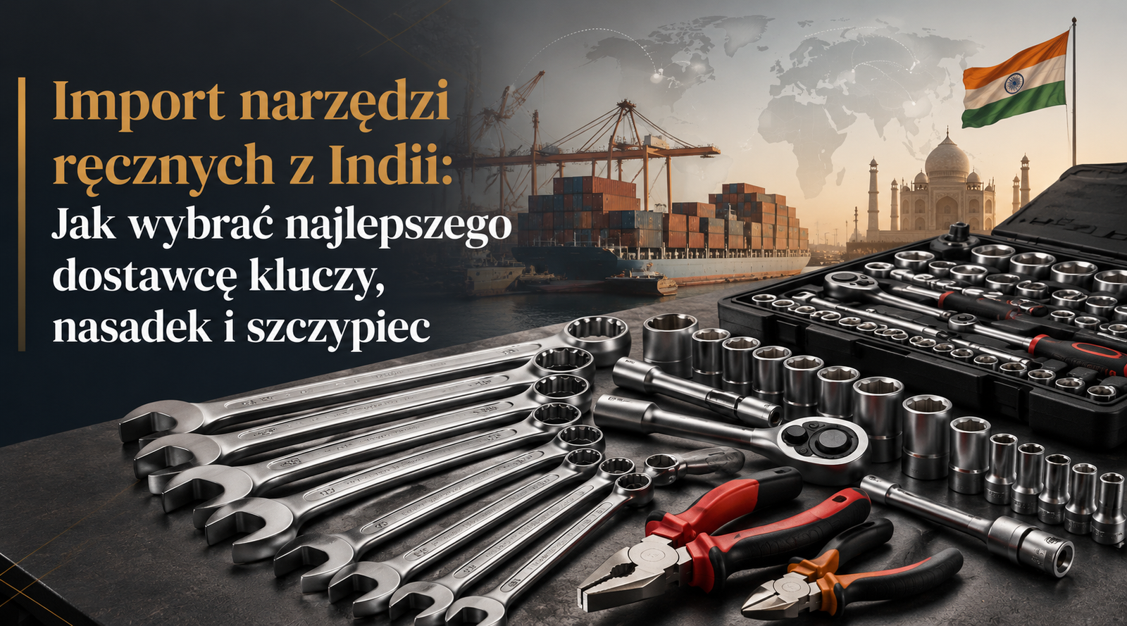 Import narzędzi ręcznych z Indii