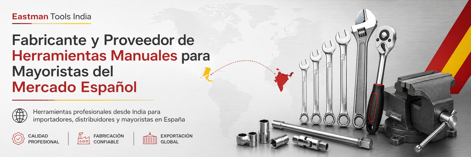 Fabricante y Proveedor de Herramientas Manuales para Mayoristas del Mercado Español